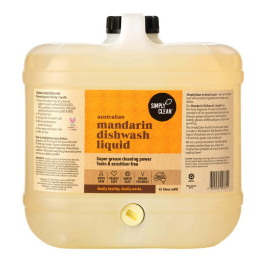 Simply Clean Mandarin Dishwash Liquid