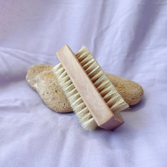 Double-Sided Bamboo Sisal Nail Brush