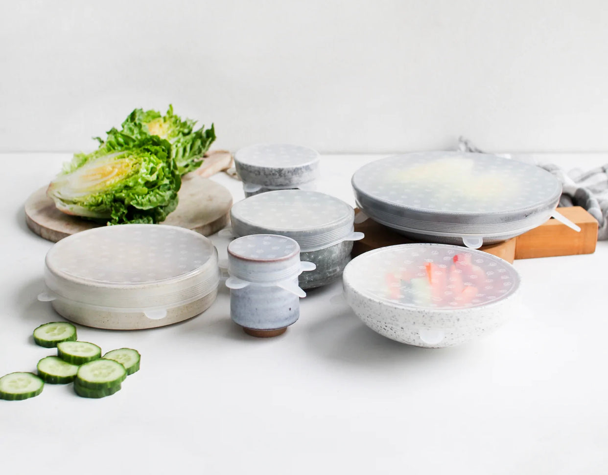 Ever Eco Silicone Food Covers - Set Of 6