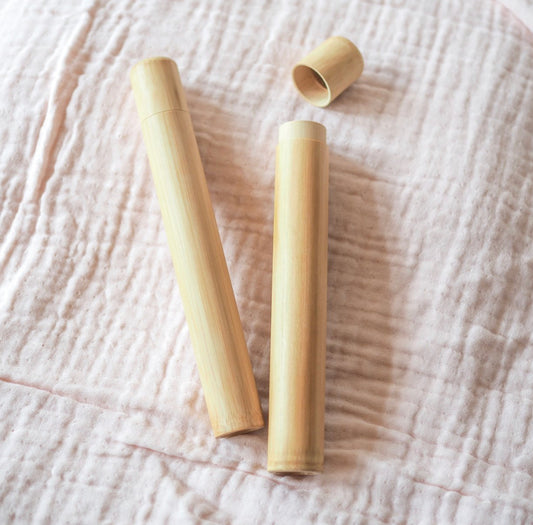 Bamboo Toothbrush Travel Case